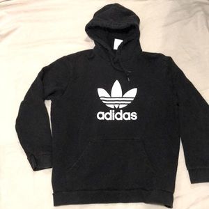 Men’s Adidas cotton pullover hoodie, Sz L